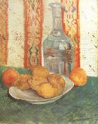 Vincent Van Gogh Still life with Decanter and Lemons on a Plate (nn04) Spain oil painting reproduction